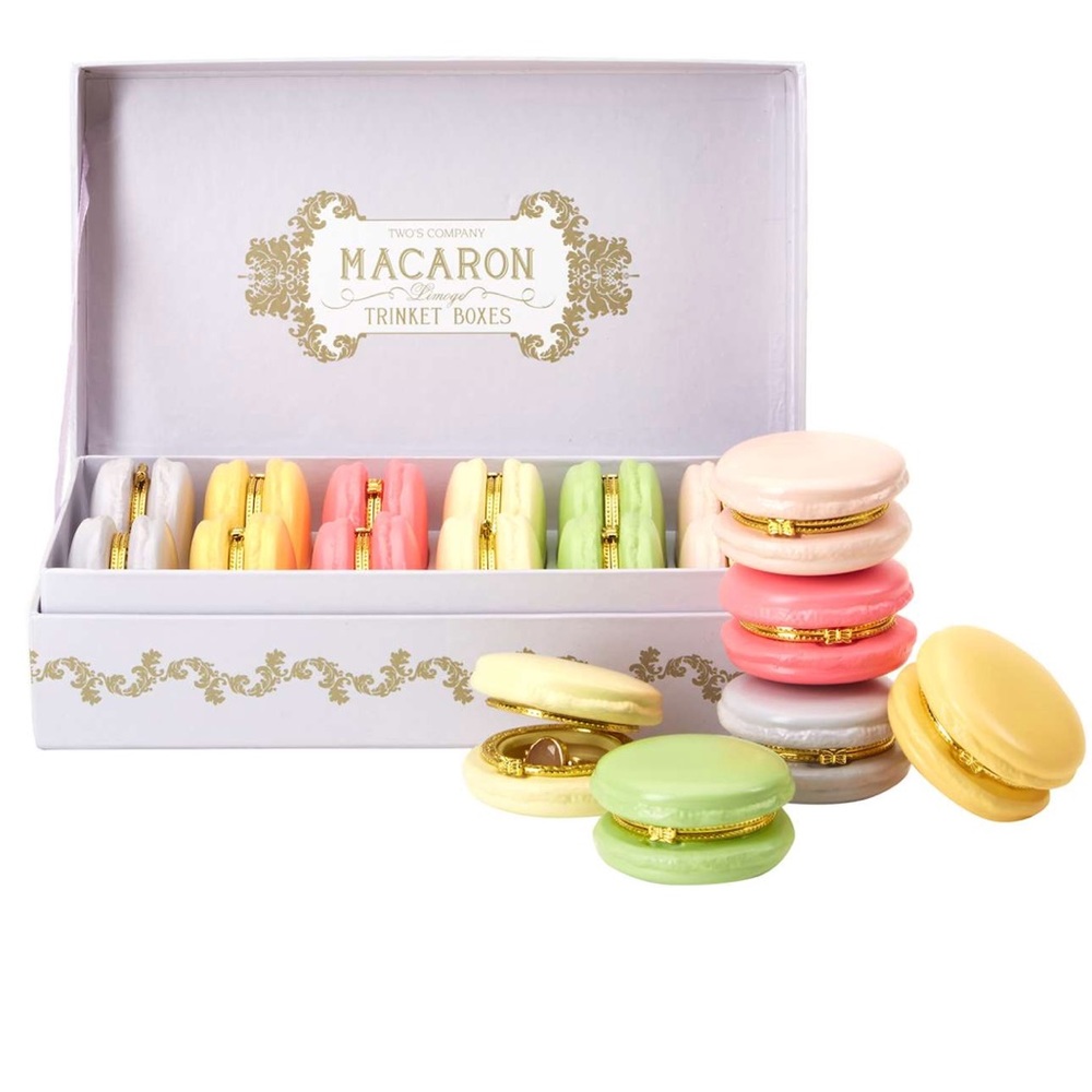 Brand new ceramic macron ticket box